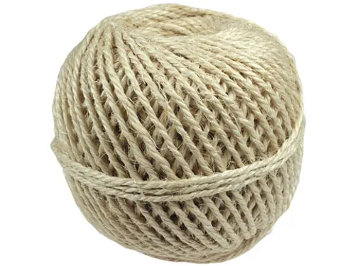 Sisalkoord touw uit 3 draden bol van 2.500 g +/- 450 m
