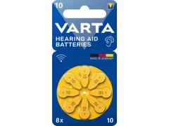 Batterij VARTA hoortoestel 8x 10