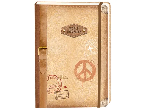 Notitieboek Travel A5 lijn 92 pagina's softcover