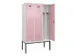 locker voor scheiding van kleding,HxBxD 2120x1200x500mm,3vak