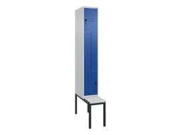 Z-garderobekast,HxBxD 2120x300x815mm,2vak,vak B 300mm,draaigrendel