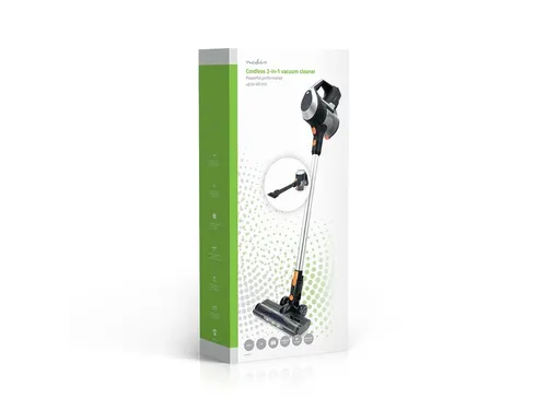 Steelstofzuiger Nedis 2-in-1 snoerloos HEPA 130W zwart