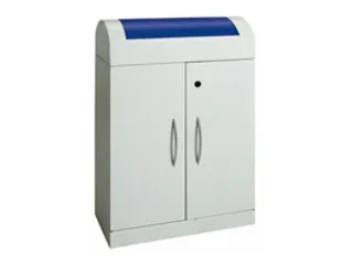Afvalverzamelstation Niet-Brandbaar 90 Liter 975X620X320Mm Blauw - 1