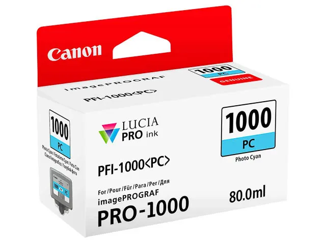 Pfi-1000 pc Pro 1000 Tinte Photo Cyaan