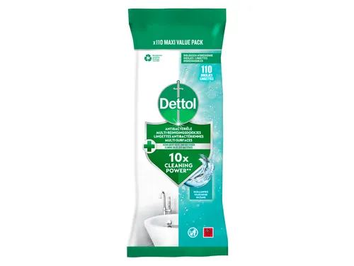 Dettol Reinigingsdoekjes Antibacterieel Oceaanfris pak van 110 doekjes