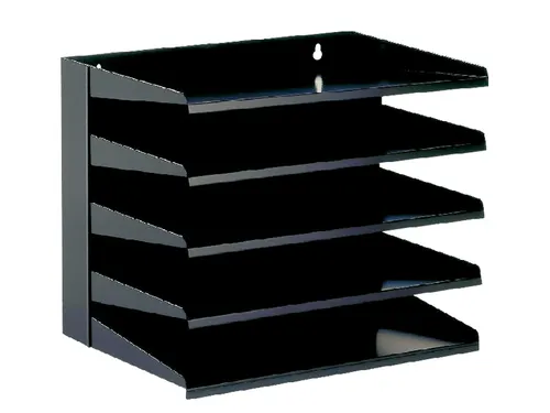 Sorteerrek Vepa Bins 5 delig zwart