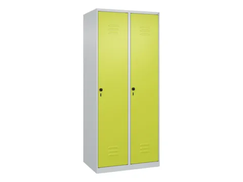 locker voor scheiding van kleding,HxBxD 1850x800x500mm,2vak