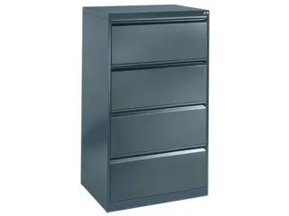 Fichekast 1357x787x590mm 4 Laden 2 Kaartenbakken per Lade Ral7021 - 1