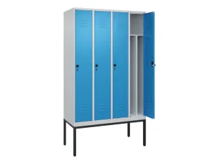 locker voor scheiding van kleding,HxBxD 2120x1200x500mm,4vak - 2