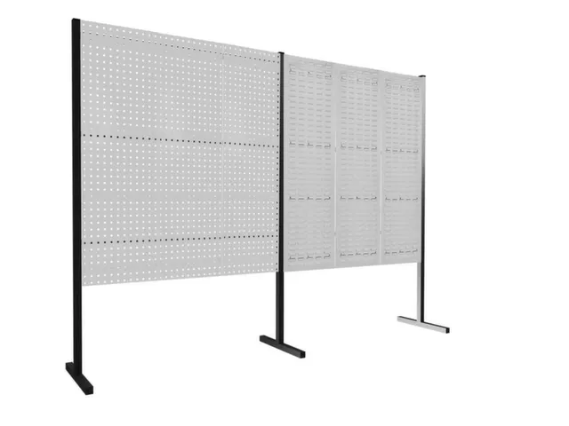 Cloison À Plaques Perforées/À Fentes Élément Double 180°
