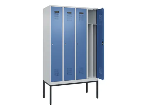 locker voor scheiding van kleding,HxBxD 2120x1200x500mm,4vak