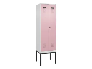 PBM-locker,HxBxD 2120x600x500mm,2vak,vak B 300mm,draaigrendel - 1