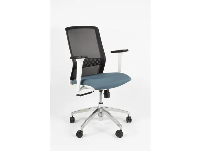 Bureaustoel En1335 Linea Tekna White 01 zwart/antraciet met 3D armleun