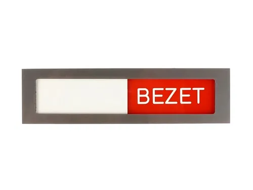 Infobord Deurbordje Vrij Bezet Groen Rood 150x40mm