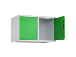 opzetkast,v. locker,2vak.,vak B 400mm,HxBxD 500x800x500mm,cilinderslot