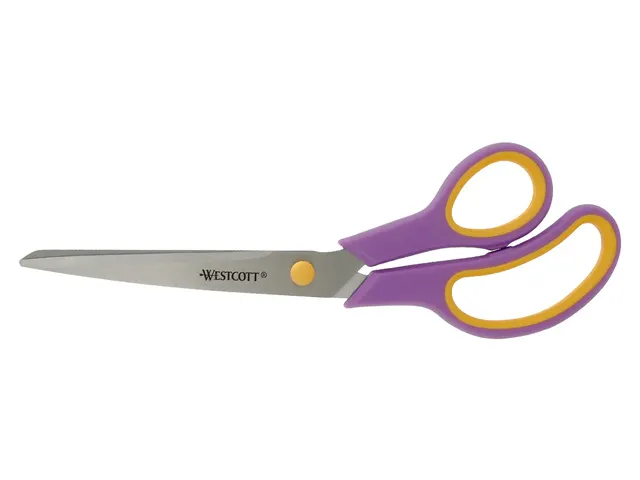 Easy grip jeu de 3 ciseaux 14/20/24,5cm cassis/jaune melon Acier inoxy