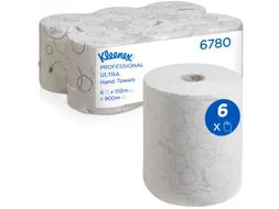Kleenex 6780 handdoekrol Ultra 2-laags Wit 6 Rol Doos