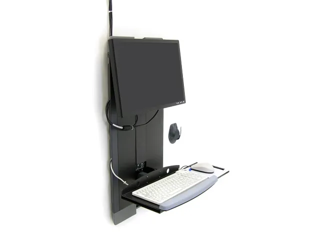 Muurbeugel StyleView Vertical Lift, gebieden met veel verkeer Zwart