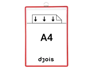Zichtpanelenframe hangend Tarifold A4 rood 5 stuks - 2