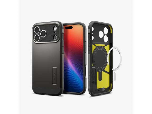 Tough Armor T Apple iPhone 17 Hoesje MagSafe Back Cover Gunmetal