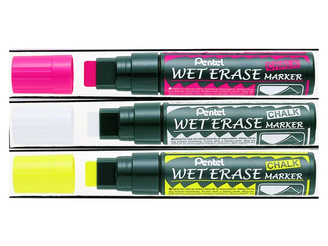 Marqueur Craie Pentel Smw56 8-16mm Jaune