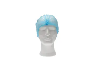 Haarnet CMT clip non-woven L 53cm detectie strip PP blauw 100 stuks - 1