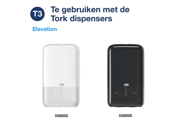 Toiletpapier Tork 114273 T3 zacht gevouwen premium 2-laags