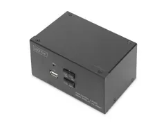 KVM-schakelaar 2 poorten dubbel scherm 4K HDMI