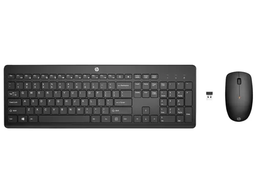 Toetsenbord + muis HP 235 draadloos QWERTY zwart