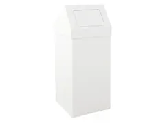 Carro-Push Afvalbak 55 Liter Wit