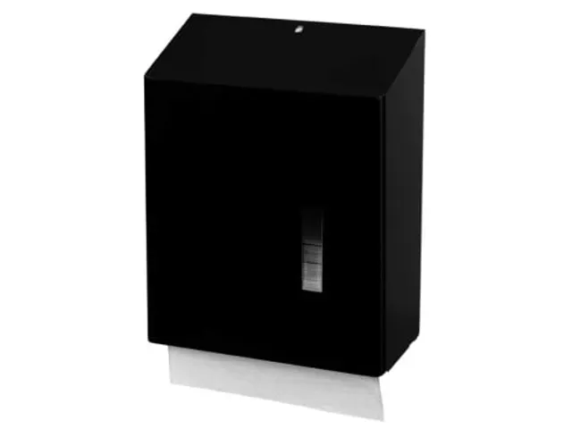 Santral HSU 31 P handdoekdispenser RAL 9005 Gitzwart Midnight