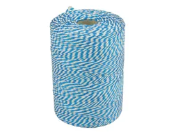 Touw Muller katoen 50 gram 45 meter blauw/wit