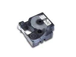 tapecassette Kangaro Dymo S0720680/40913 D1 zwart op wit 12mmx7m