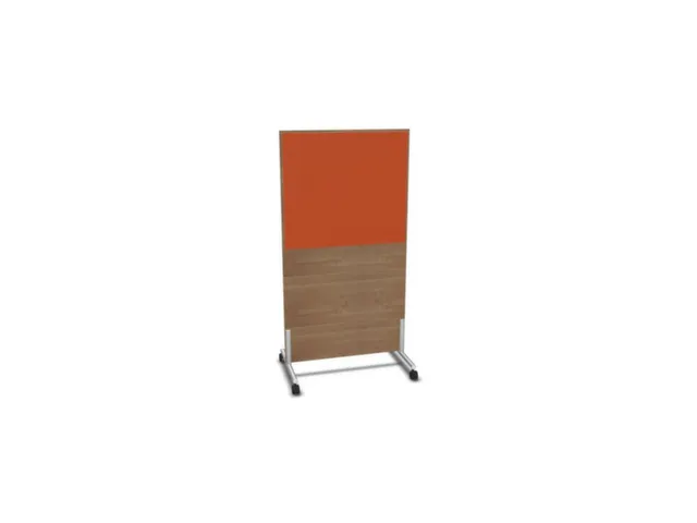 scheidingswand,HxB 1545x800mm,NT-cherry,BN3012-oranje