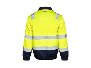 OXXA Agatha 0962 pilotjack maat 3XL fluor geel/marineblauw - 2