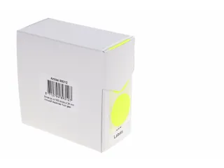 Etiketten Op Rol Fluor Geel 35mm Met Dispenser 500 Stuks - 3