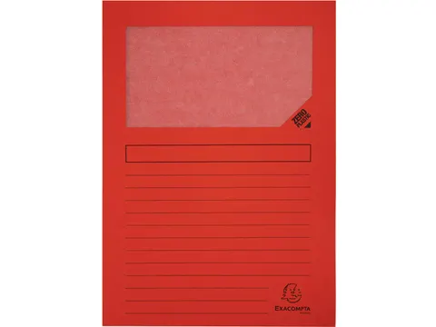 L-map Forever voor A4 25 stuks rood