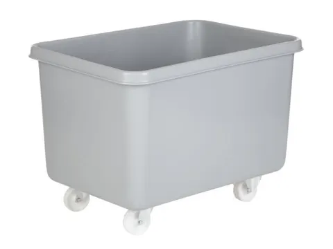 Mobiele Opslagbak Hoekig Pe Hxbxd 711x991x686mm 340 Liter Grijs