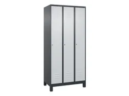 locker voor scheiding van kleding,HxBxD 1950x900x500mm,3vak