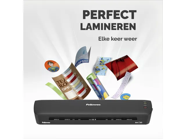 Lamineermachine Fellowes Arc A3 zwart