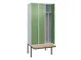 locker voor scheiding van kleding,HxBxD 2120x900x815mm,3vak