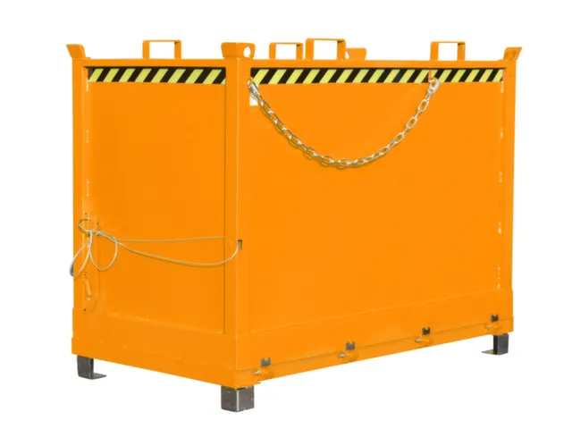 klapbodemcontainer,HxLxB 1445x1040x1845mm,2m³,hijsogen,vorksloffen