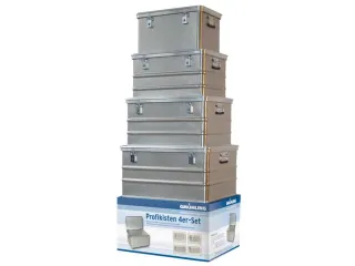 Aluminium Transportkisten 60/85/115/156L Set Van 4Stuks - 2