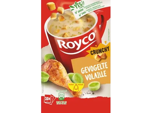 Minute Soup Gevogelte Met Croutons Doos 20 Stuks