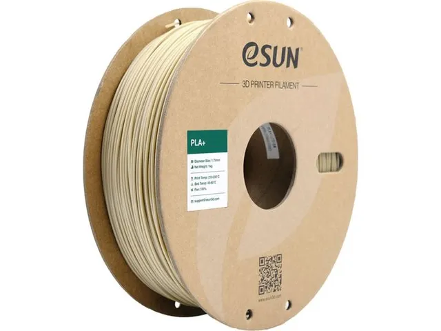 eSUN PLA+ 3D printer Filament 1.75mm Ivoor wit 1kg