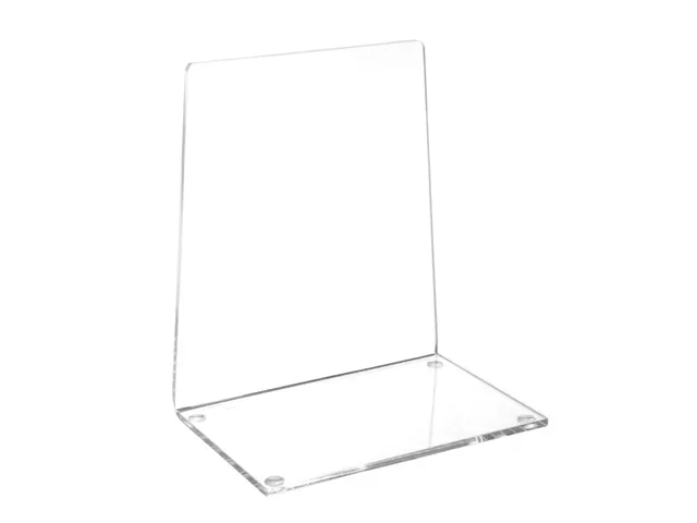 Serre-livres en acrylique transparent 2 pièces