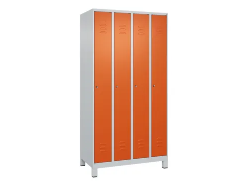 locker,HxBxD 1950x1000x500mm,4vak,vak B 250mm,cil.-slot,voeten