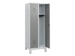 schoollocker,HxBxD 1630x600x500mm,2vak,vak B 300mm,cil.-slot,voeten