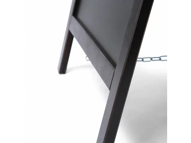 Panneau trottoir Modèle A bois noir 55x85cm
