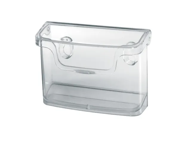 buitenvisitekaarthouder Sigel wandmodel 105x76x45mm transparant acryl